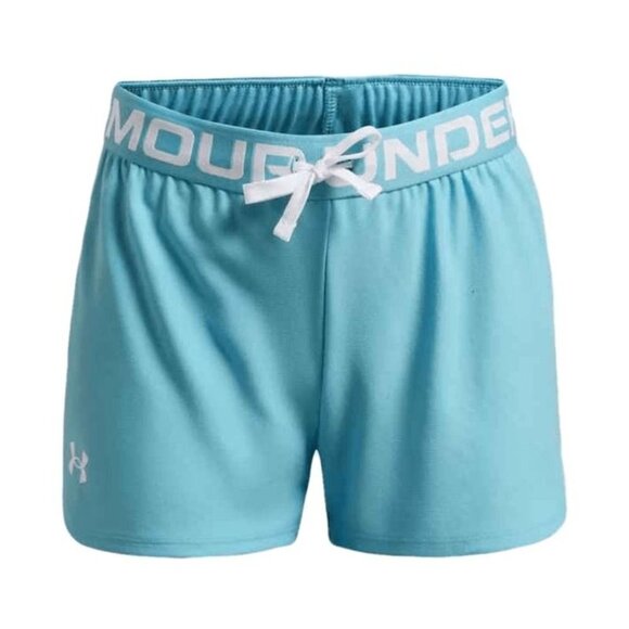 Under Armour PLAY UP SOLID - Sports shorts Size Youth Large Color Sky Blue - Picture 1 of 6